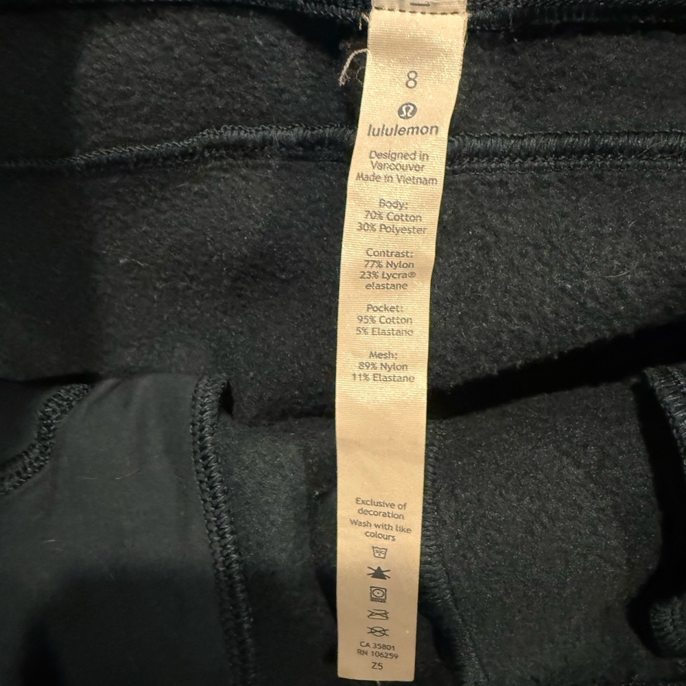 lululemon athletica Dark Green Joggers Size 8 - Picture 3 of 5